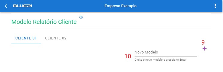 Configurar Relatório Cliente - novo