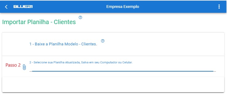 Importar Planilha de Cliente - passo-2