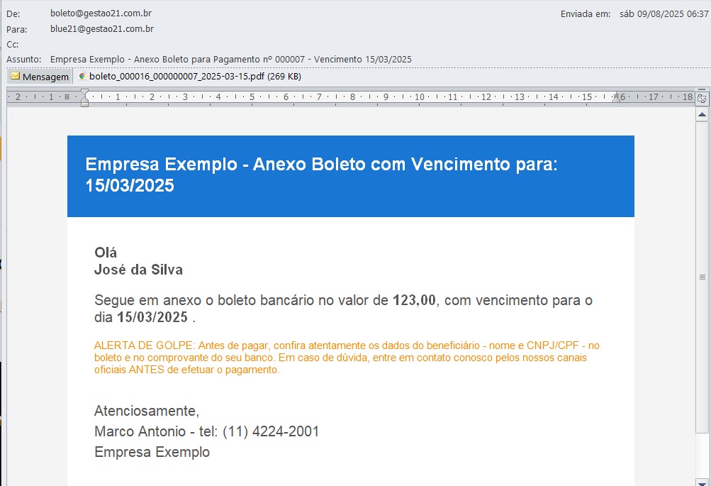 Cobrança Bancária - Confirmar Remessa