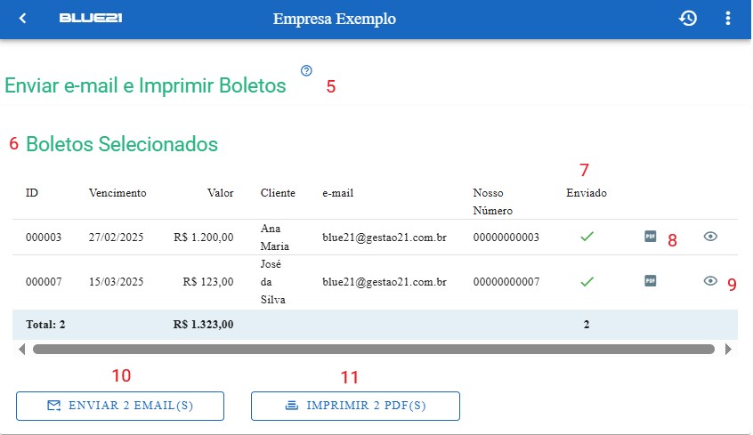 Cobrança Bancária - Menu