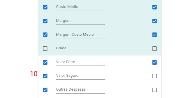 Configurar Layout Cotação Cliente - final