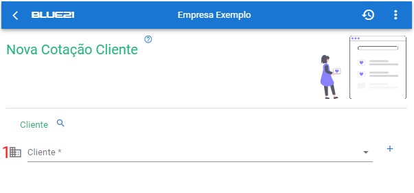 Nova Cotação Cliente - Cliente