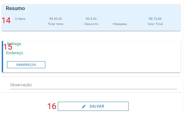 Nova Cotação Cliente - Resumo