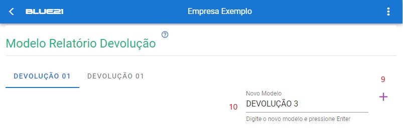 Configurar Relatório Devolução Cliente - novo