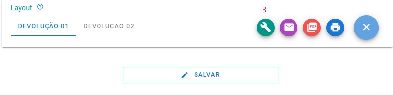 Configurar Layout Devolução Cliente - menu