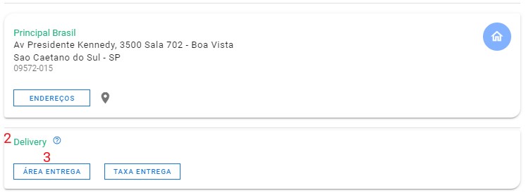 Área Entrega da Empresa