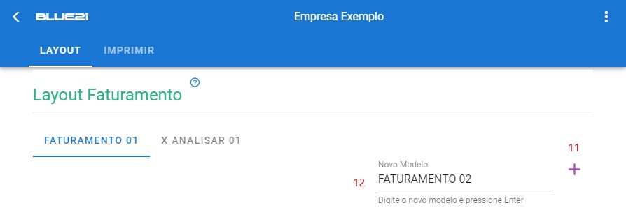 Configurar Layout Faturamento - novo