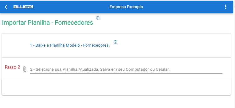 Importar Planilha de Fornecedor - passo-2