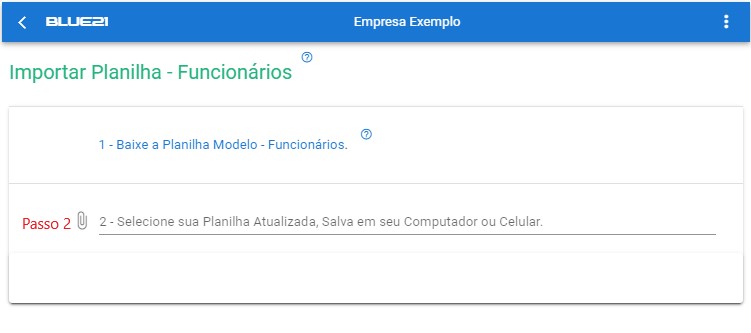 Importar Planilha de Funcionário - passo-2