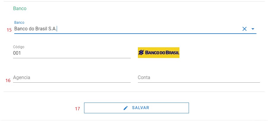 Novo Funcionário PF - banco