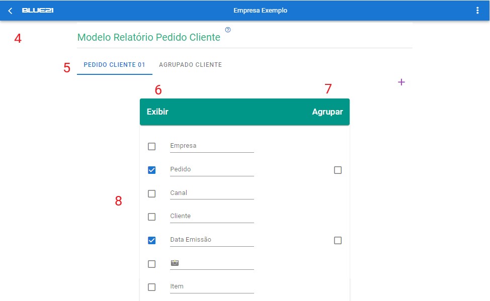 Configurar Relatório Pedido Cliente - Inicio