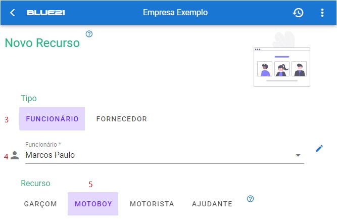 Novo Recurso - funcionario