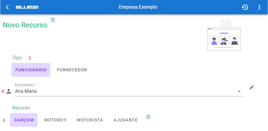 Novo Recurso - funcionario